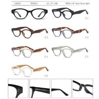 Очки защитные пластиковые TR90+CP с защитой от синего света Landi LD-TR5022