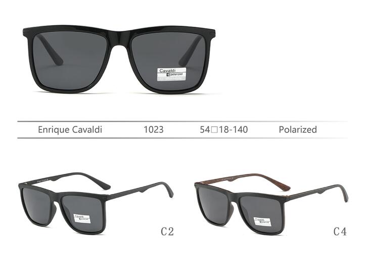 Солнцезащитные поляризационные пластиковые очки Enrique Cavaldi EC1023