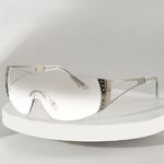 Солнцезащитные металлические безрамочные очки с защитой UV400 2974-GT