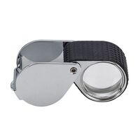 Folding magnifier 7007D胶皮-XX, diameter: 18 mm, magnification: 10X