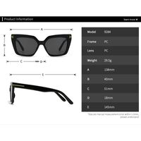 Пластиковые солнцезащитные очки в квадратной оправе Elit 9284-EL