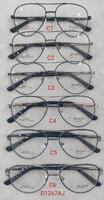 Metal frames for glasses with flex hinges Defile D1267AJ