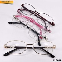 Metal eyeglass frame, material steel Allmilmo AL7094