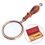 Magnifier, magnifying glass with handle 2280-XX, diameter: 80 mm, magnification: 10X