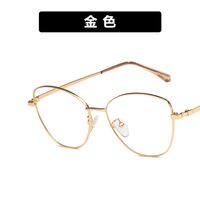 Metal glasses with blue light protection for women 35049-PN