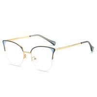 Metal glasses with blue light and UV protection 9711-GT