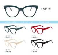Plastic acetate eyeglasses frame for women WD1481