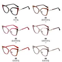 Оправа для очков комбинированная (металл + TR90) с защитой от синего света, с флексом FA87315