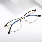 Metal glasses with blue light and UV protection 9678-2-GT