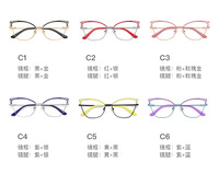 Metal blue blocker frames for glasses 3024