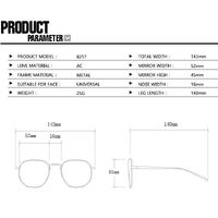 Metal glasses with blue light protection for women 8217-PN