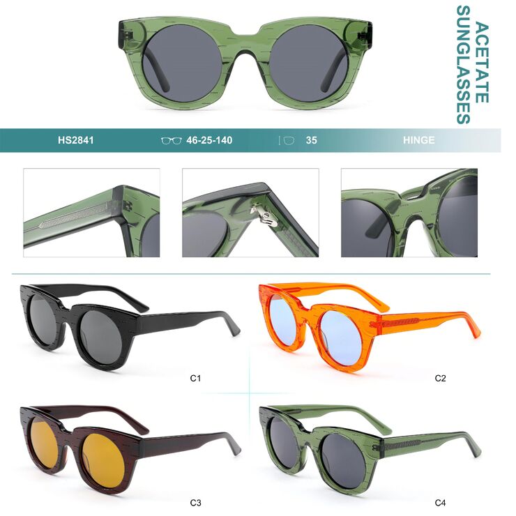 Polarized acetate plastic sunglasses Big City HS2841