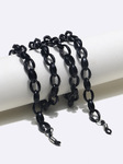 Acrylic black glasses chain GB146