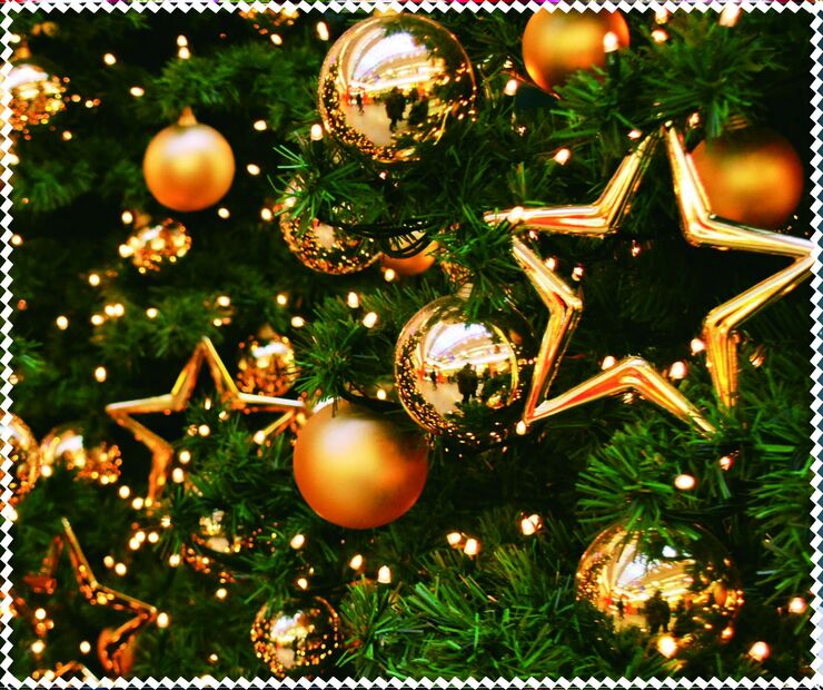 Cleaning cloth for glasses with a print, microfiber material, individually wrapped CHRISTMAS TREE, 17.5*14.5 cm