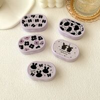 Mini soft contact lens kit JH882紫盒蝴蝶兔花