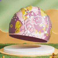 Шапочка для плавания силиконовая водонепроницаемая детская GJ003-YU