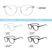 Plastic acetate eyeglasses frame WD1540