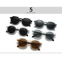 Plastic round polarized sunglasses Elit 10048-EL