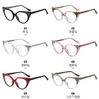 TR90 plastic frame or glasses with blue light protection, with spring hinges FA87310