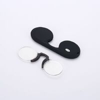 Plastic round reading glasses with case 6006-圆款, diopters from +1.00 to +3.00, RMC=62-64