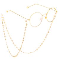 Metal non-slip chain gold round for glasses and masks GL331