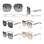 Metal sunglasses with nylon lenses Leke S5515
