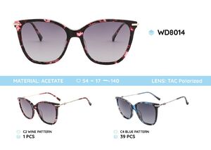 Acetate frames polarized sunglasses WD8014
