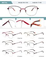 Оправа металлическая полуободковая женская с флексом YM111110-DA