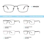 Оправа для очков металлическая мужская с флексом MM4034