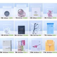 Plastic bag with zip lock (price per pack of 100 pieces), from 4x6 to 36x48 cm, thickness - 0.06 mm