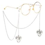Metal non-slip chain, with a flying dragon pendant, for glasses and masks GL212
