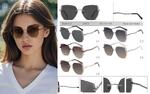 Rimless polarized metal sunglasses with nylon lenses Eberhard EH21072
