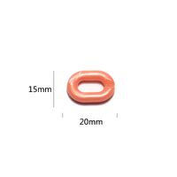 Акриловая нескользящая матовая цепочка, овальная форма, для очков и масок GB127