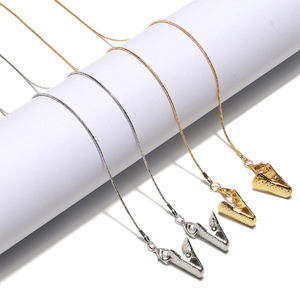 Металлическая цепочка с зажимами для очков и масок GL1132