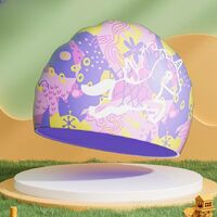 Шапочка для плавания силиконовая водонепроницаемая детская GJ003-YU