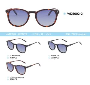 Солнцезащитные очки в оправе ацетат, линзы polarized WD5002-2