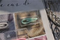 Plastic tweezers with individual pencil-box packaging XY-2004,  Tweezers length: 4.5 cm