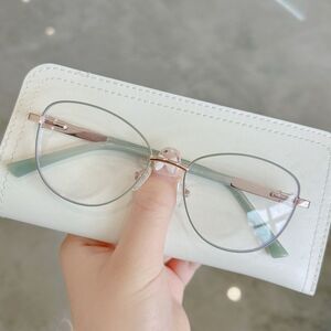 Metal frame MAMO with Blue Ray Cut protection lenses and flex F97013