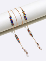 Orange large acrylic glasses chain GB117