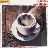 Салфетка из плотной микрофибры для протирки линз в очках MF1943