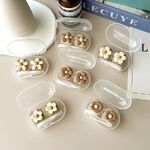 Mini soft contact lens kit PP-X64咖色花白花