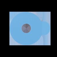 Липкий сегмент (липучки, слиперы, противоскользящие накладки для блокировки оптических линз) для линз, синий цвет, 1000 штук DAS1913