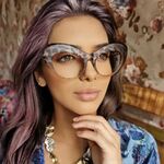 Plastic glasses with blue light protection for women 6514-68012-PN