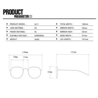 Plastic TR90 glasses with blue light protection for women TR5211-PN