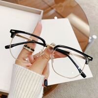 Очки гибридные с шарнирной резьбой, металл + TR90, с защитой от синего света Blue Block FENQI F2224