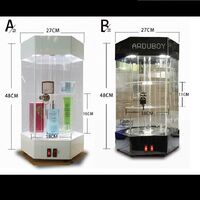 Стойка-витрина акриловая настольная вращающаяся для очков, оправ, футляров и аксессуаров 4802
