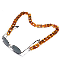 Natural black stone glasses chain GL1199