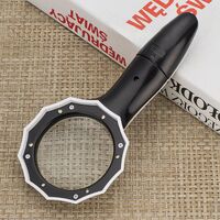 Лупа с универсальной подсветкой, увеличительное стекло с ручкой 600555H-XX, диаметр: 62 мм, увеличение: 6X