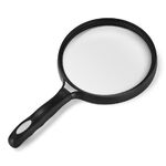 Magnifier, magnifying glass with handle 89080-XX, diameter: 128 mm, magnification: 3X