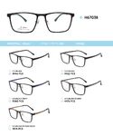Plastic Ultem eyeglasses frame H67038